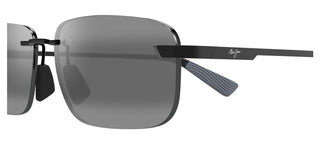 Maui Jim Lanakila Mj0624s Unisex Black Geometric Sunglasses