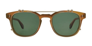 GARRETT LEIGHT LANGLEY CLIP unisex Gold Squared Eyeglasses