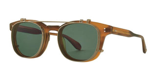 GARRETT LEIGHT LANGLEY CLIP unisex Gold Squared Eyeglasses