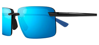 Maui Jim Laulima Af Mj0656sa Men Black Geometric Sunglasses