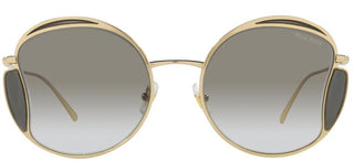 Miu Miu LA MONDAINE SMU 56X women Gold Round Sunglasses