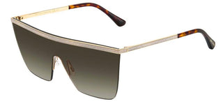 Jimmy Choo LEAH/S women Gold Shield Sunglasses