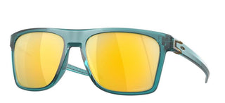 Oakley LEFFINGWELL OO 9100 men Blue Geometric Sunglasses