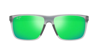 Maui Jim LEHOPULU MJ0598S men Grey Squared Sunglasses