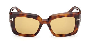 Tom Ford LEILA-02 FT1318 unisex Havana Rectangle Sunglasses
