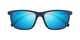 Maui Jim Lele Kawa Mj0811s Unisex Blue Geometric Sunglasses