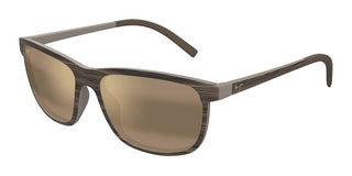 Maui Jim Lele Kawa Mj0811s Unisex Brown Geometric Sunglasses