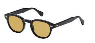 Moscot Lemtosh Base 2 - With Amber Unisex Black Geometric Sunglasses