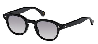 Moscot Lemtosh Base 2 - With American Grey Fade Unisex Black Geometric Sunglasses