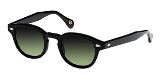 Moscot Lemtosh Base 2 - With Forest Wood Unisex Black Geometric Sunglasses