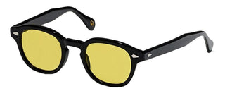 Moscot Lemtosh Base 2 - With Mellow Yellow Unisex Black Pantos Sunglasses