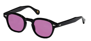 Moscot Lemtosh Base 2 - With Purple Nurple Unisex Black Geometric Sunglasses