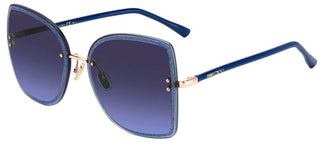Jimmy Choo LETI/S women Blue Butterfly Sunglasses