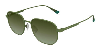 Maui Jim Lewalani Mj0633s Unisex Green Squared Sunglasses