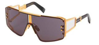 Balmain LE MASQUE unisex Gold Shield Sunglasses