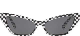 Alain Mikli LE MATIN 0A05036 women White Cat Eye Sunglasses