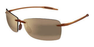 Maui Jim LIGHTHOUSE 423 unisex Brown Geometric Sunglasses