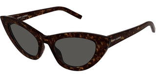 Saint Laurent LILY SL 213 women Havana Cat Eye Sunglasses