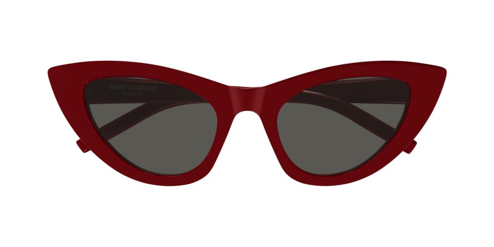 SAINT LAURENT キャットアイサンクラス SL213LILY 018 Saint Laurent SL 213 LILY Sunglasses 018 Shiny Red - eye-oo.com
