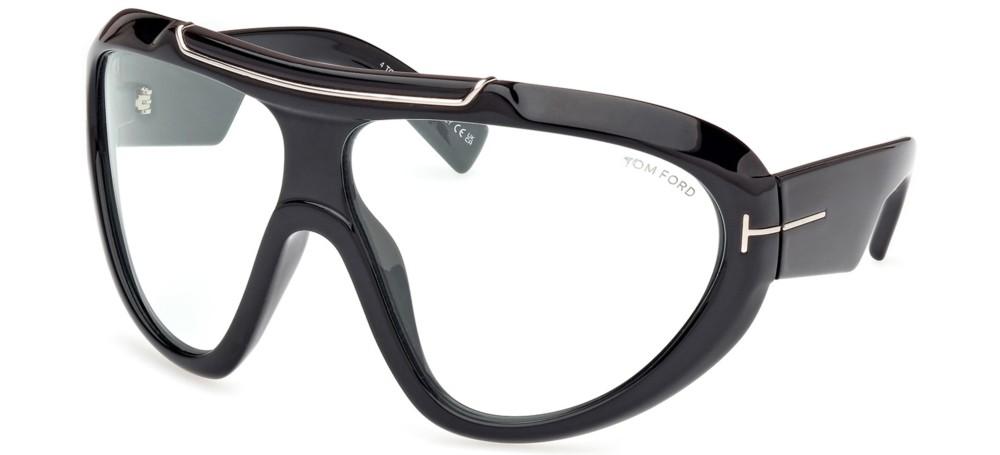 Tom Ford LINDEN FT1094 unisex Black Geometric Sunglasses  