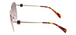 Liu Jo Lj161s Women Gold Pilot Sunglasses