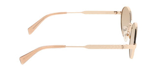 Liu Jo LJ163S women Gold Round Sunglasses