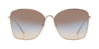 Longchamp Lo117s N Women Gold Butterfly Sunglasses