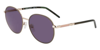 Longchamp Lo171s N Women Gold Round Sunglasses