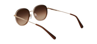 Longchamp Lo176s Unisex Gold Round Sunglasses