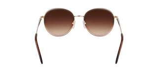 Longchamp Lo176s Unisex Gold Round Sunglasses