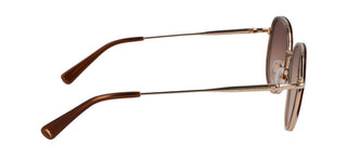 Longchamp Lo176s Unisex Gold Round Sunglasses