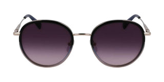 Longchamp Lo176s N Women Silver Round Sunglasses