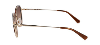 Longchamp Lo176s N Women Gold Round Sunglasses