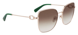 Longchamp Lo177s N Women Gold Butterfly Sunglasses