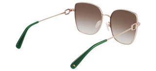 Longchamp Lo177s N Women Gold Butterfly Sunglasses