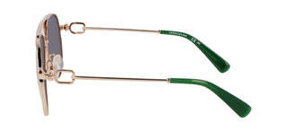 Longchamp LO178S unisex Gold Pilot Sunglasses