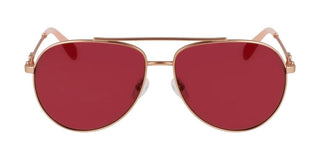 Longchamp LO178S unisex Rose gold Pilot Sunglasses