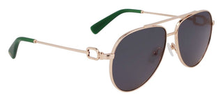 Longchamp Lo178s N Women Gold Pilot Sunglasses
