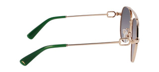 Longchamp Lo178s N Women Gold Pilot Sunglasses