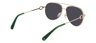Longchamp Lo178s N Women Gold Pilot Sunglasses