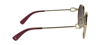 Longchamp Lo179s N Women Gold Geometric Sunglasses