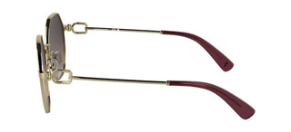 Longchamp Lo179s N Women Gold Geometric Sunglasses