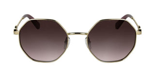 Longchamp Lo179s N Women Gold Geometric Sunglasses