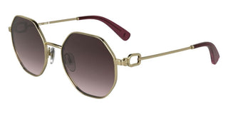 Longchamp Lo179s N Women Gold Geometric Sunglasses