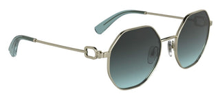 Longchamp Lo179s N Women Gold Geometric Sunglasses