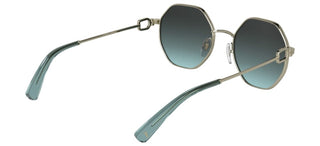 Longchamp Lo179s N Women Gold Geometric Sunglasses