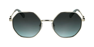 Longchamp Lo179s N Women Gold Geometric Sunglasses