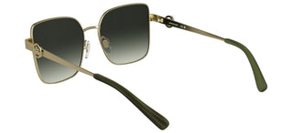 Longchamp Lo181s N Women Gold Squared Sunglasses