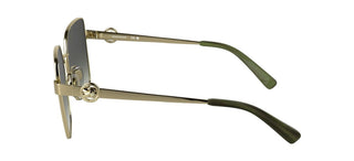 Longchamp Lo181s N Women Gold Squared Sunglasses