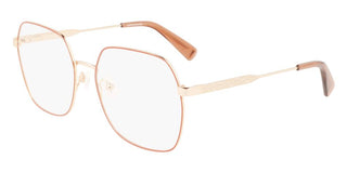 Longchamp Lo2148 Women Gold Geometric Eyeglasses